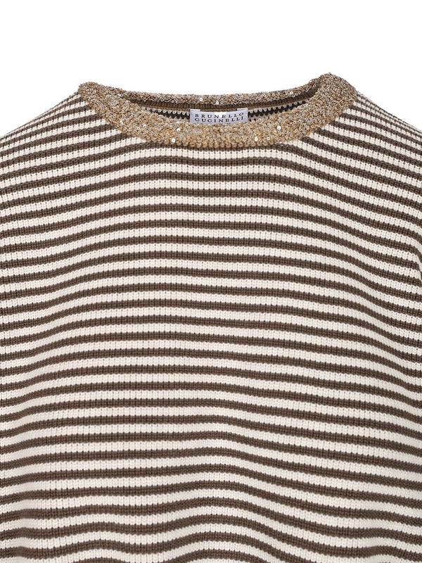 Striped Knit T-Shirt - Image 4