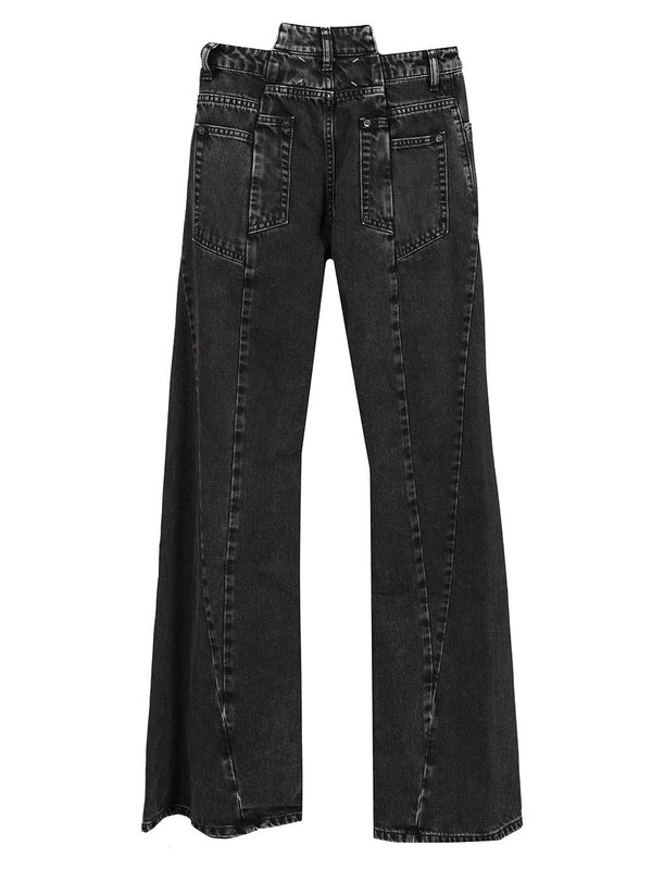 Decortique Wide Denim Pants - Image 2