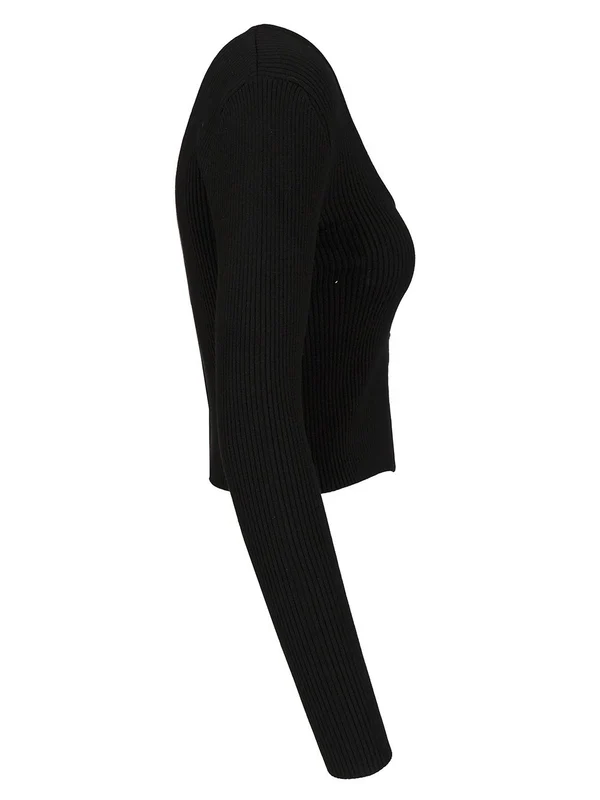 Moon Jewelry Crop Cardigan - Image 3