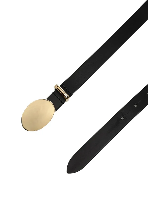 Silvana Metal Buckle Leather Belt - Image 2