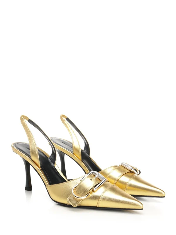 Voyou Laminate Leather Slingback Heel - Image 2