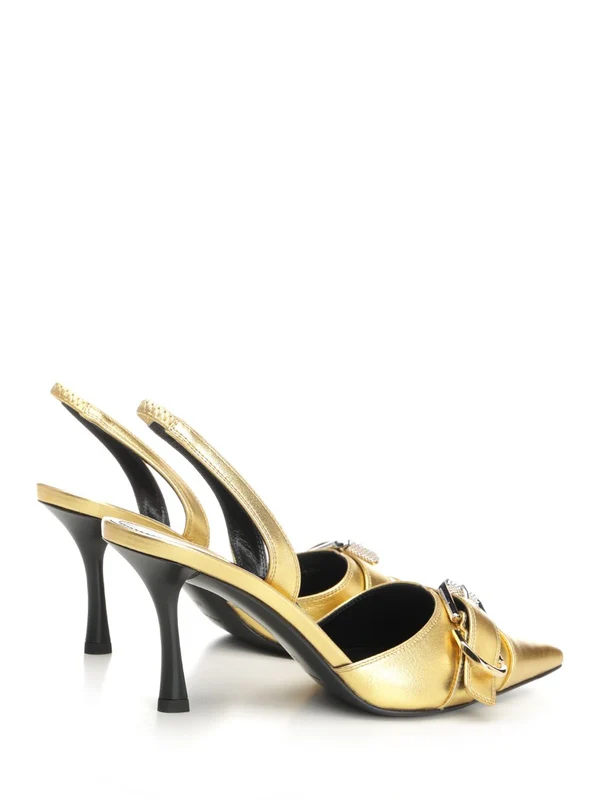 Voyou Laminate Leather Slingback Heel - Image 3