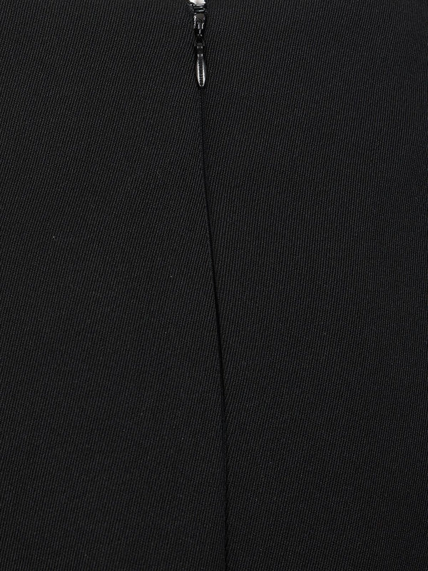 Hourglass Wool Mini Skirt - Image 4