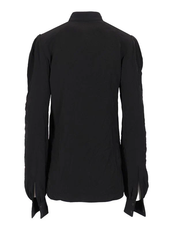 Bow Crepe Blouse - Image 2