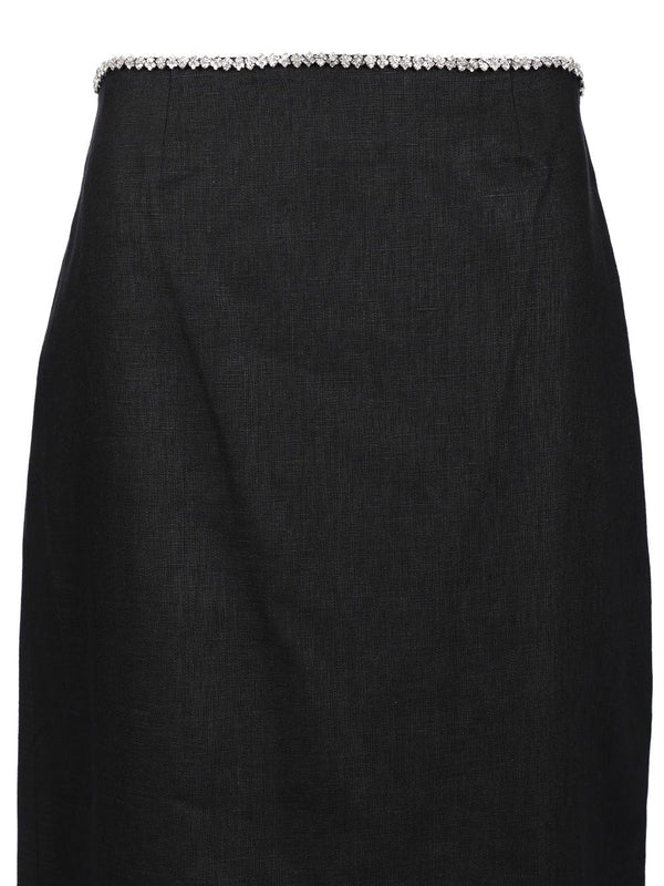 CRUSH Linen Midi Skirt - Image 4
