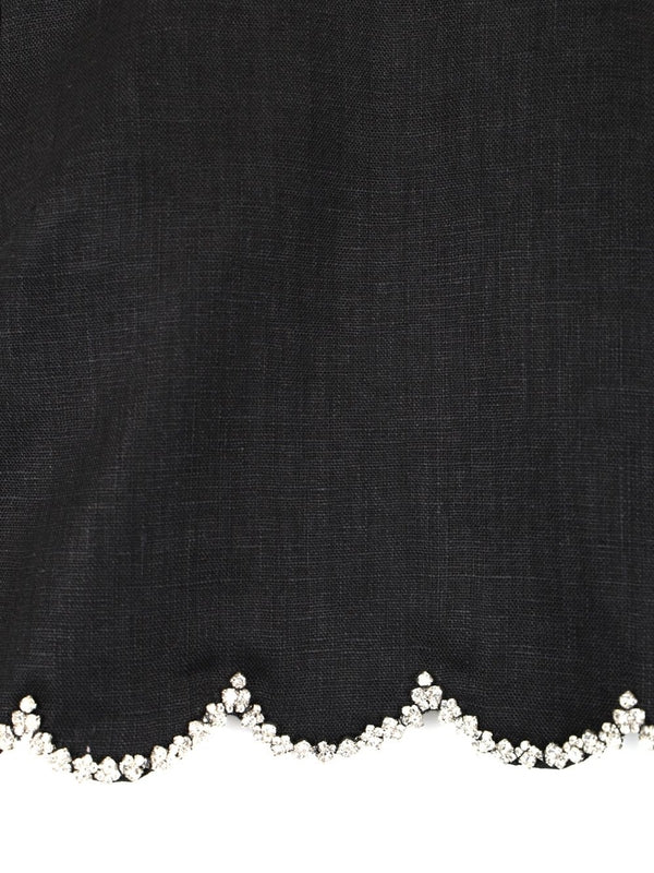 CRUSH Crop Linen Short-Sleeve T-Shirt - Image 4