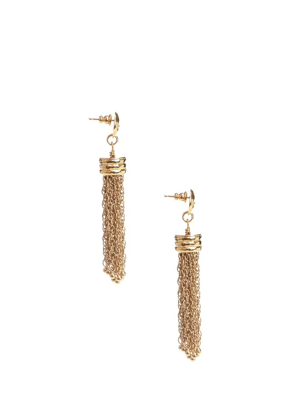 POMPOMS Gold-Tone Earrings - Image 2