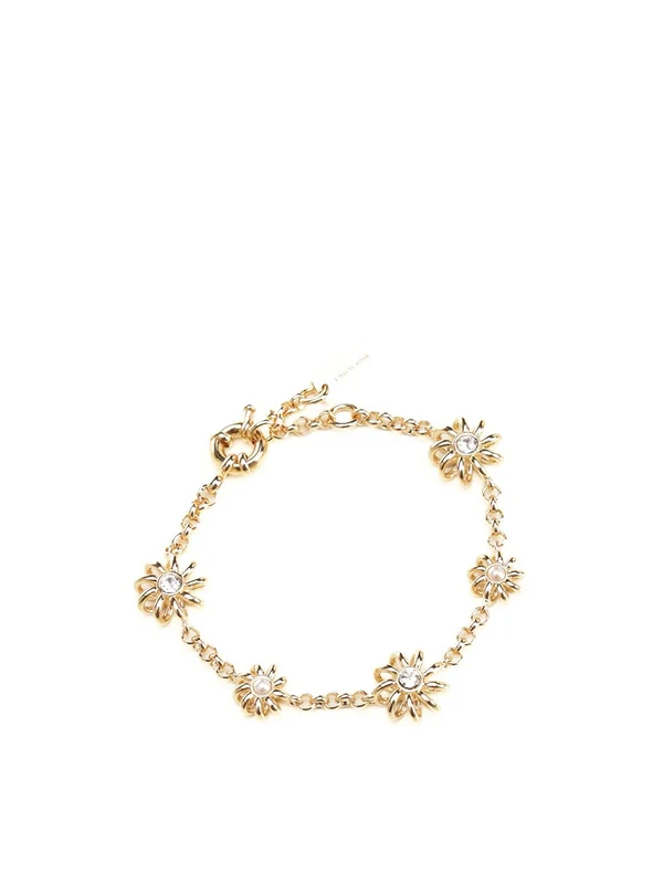 MECHANICAL Flower Gold-Tone Bracelet - Image 2