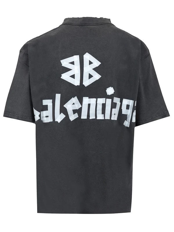 Logo Printed Oversized Short Sleeve T-shirt - Image 2