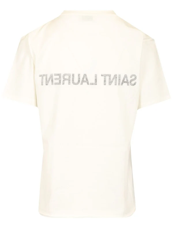Reverse Logo Cotton Short-sleeve T-shirt - Image 2