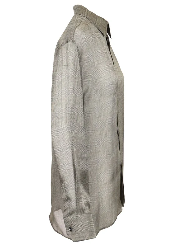 Prince Of Wales Silk Shirt - Image 3