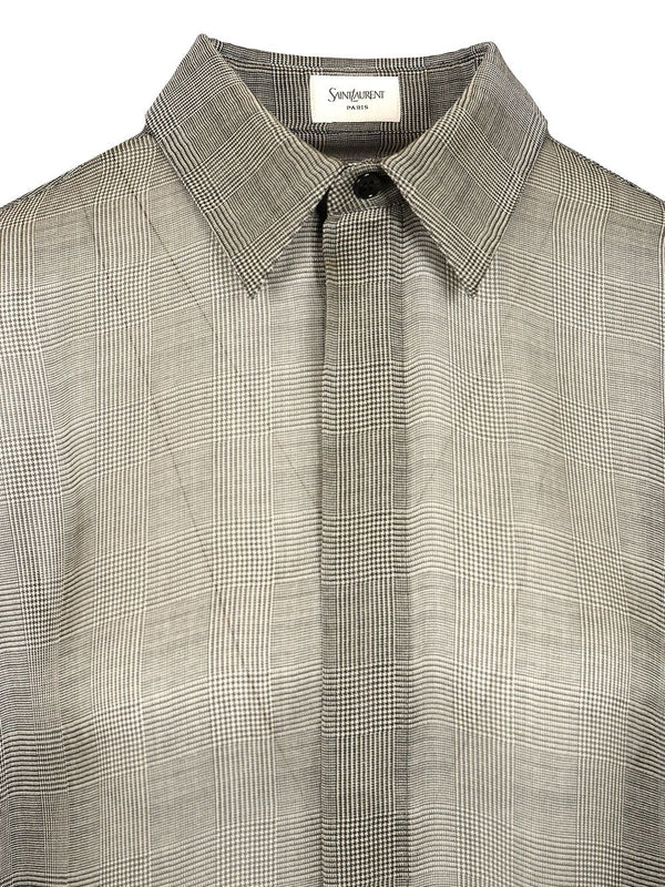 Prince Of Wales Silk Shirt - Image 4