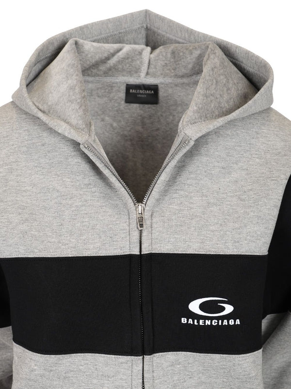 Logo Cotton Zip-up Hoodie - Image 4