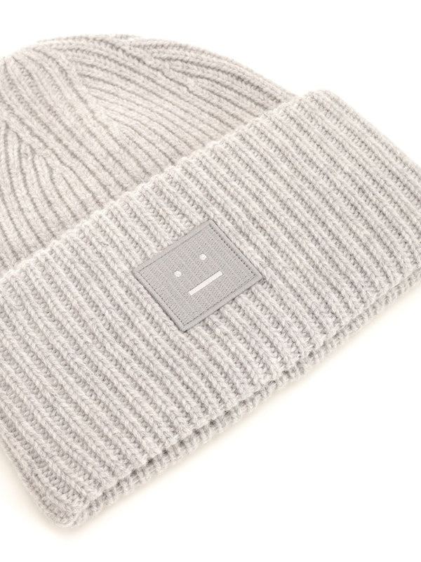 Face Logo Wool Beanie - Image 2