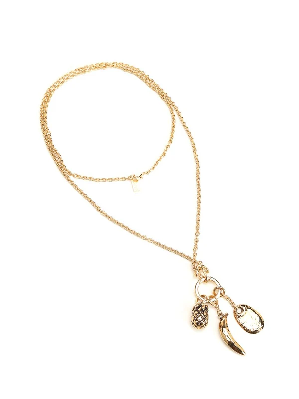Charms Pendant Chain Necklace - Image 2