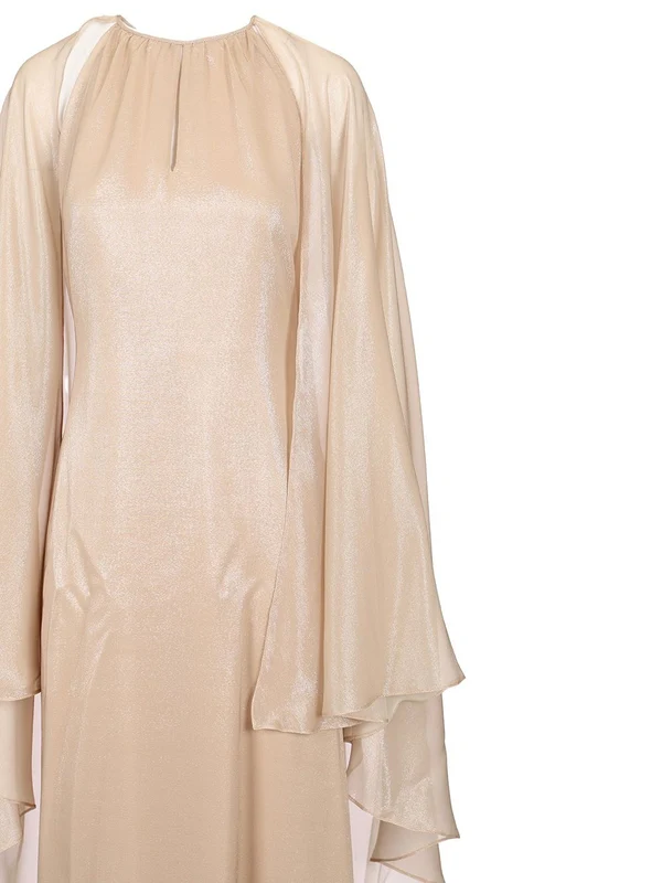 Evening Silk Long Dress - Image 4