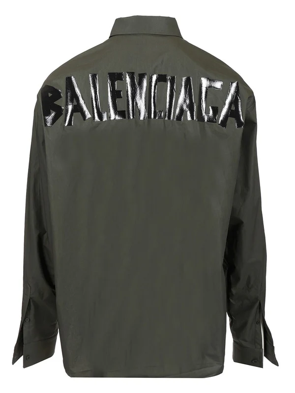 Back Logo Oversized Shirt - Image 2