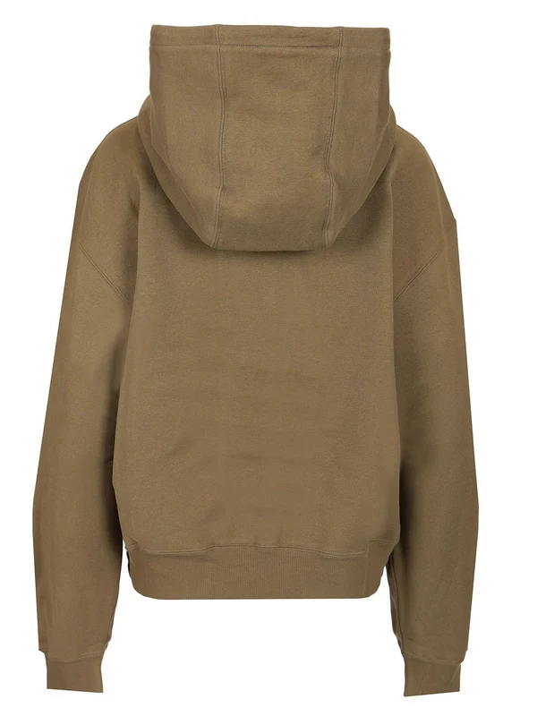 Embroidered Logo Cotton Hoodie - Image 2