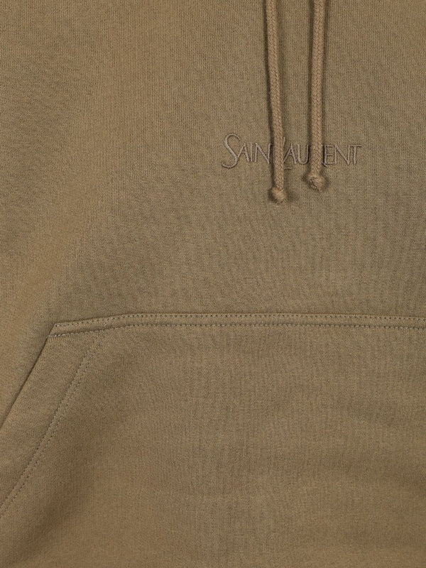 Embroidered Logo Cotton Hoodie - Image 3