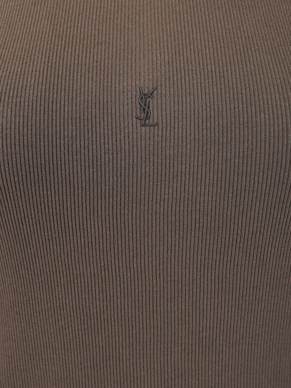 Slim-fit Rib Sleeveless Top - Image 4