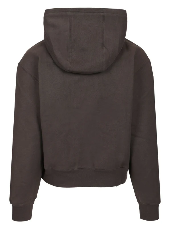 Embroidered Logo Cotton Hoodie - Image 2