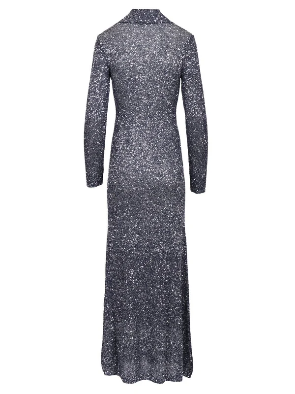 Sequin Decor Maxi Long Dress - Image 2