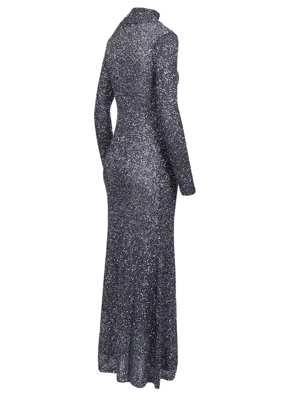 Sequin Decor Maxi Long Dress - Image 3