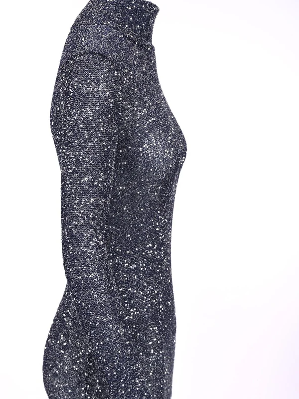 Sequin Decor Maxi Long Dress - Image 4