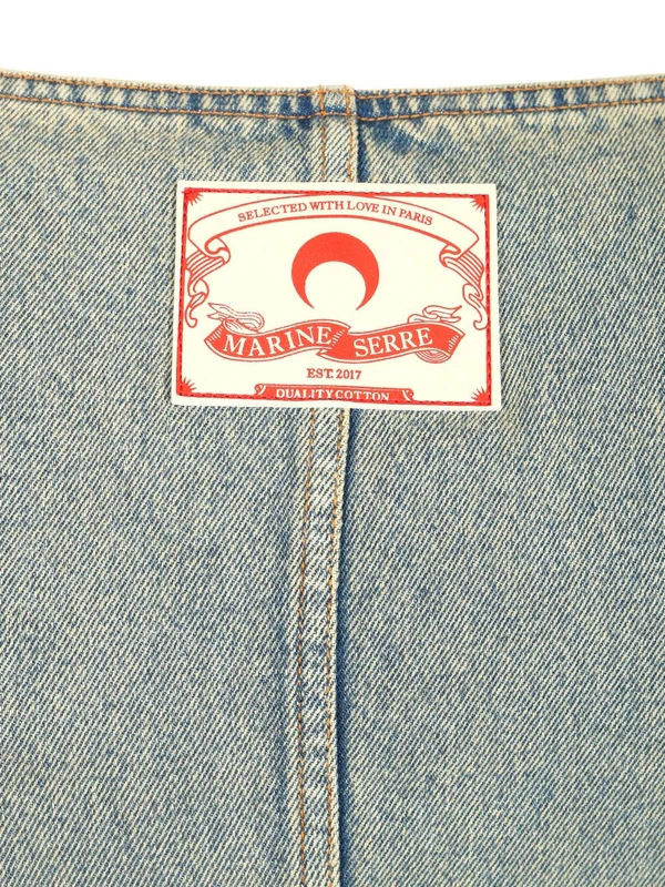 Moon Bustier Denim Sleeveless Top - Image 5