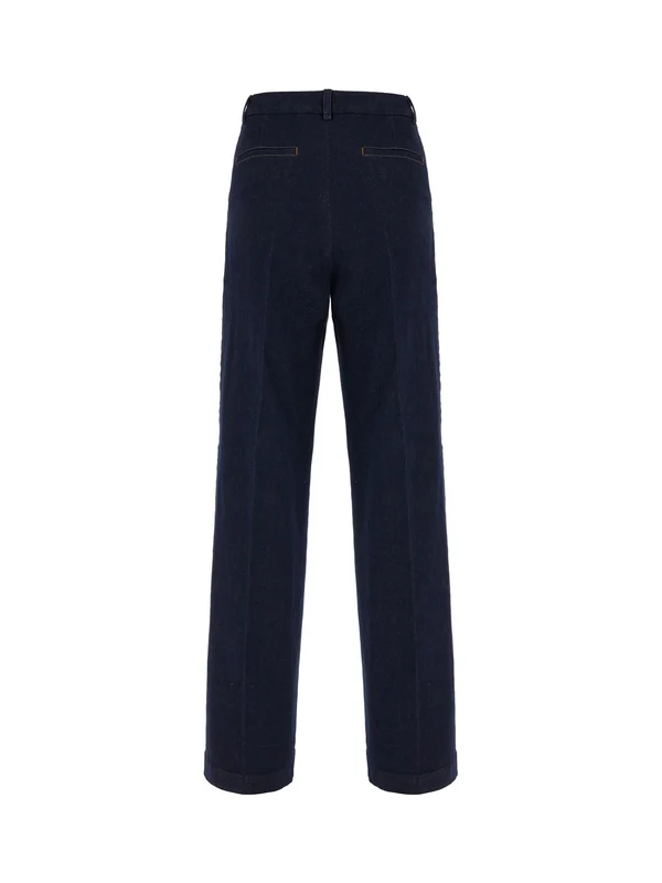Pocket Stitch Detail Denim
  Pants - Image 2