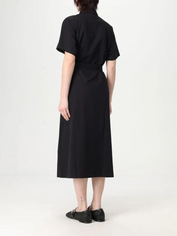 Belt Detail Shirt Midi Dress - Image 2