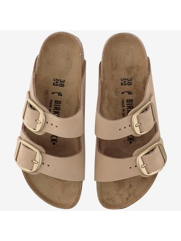 Arizona Buckle Leather Sandals - Image 2