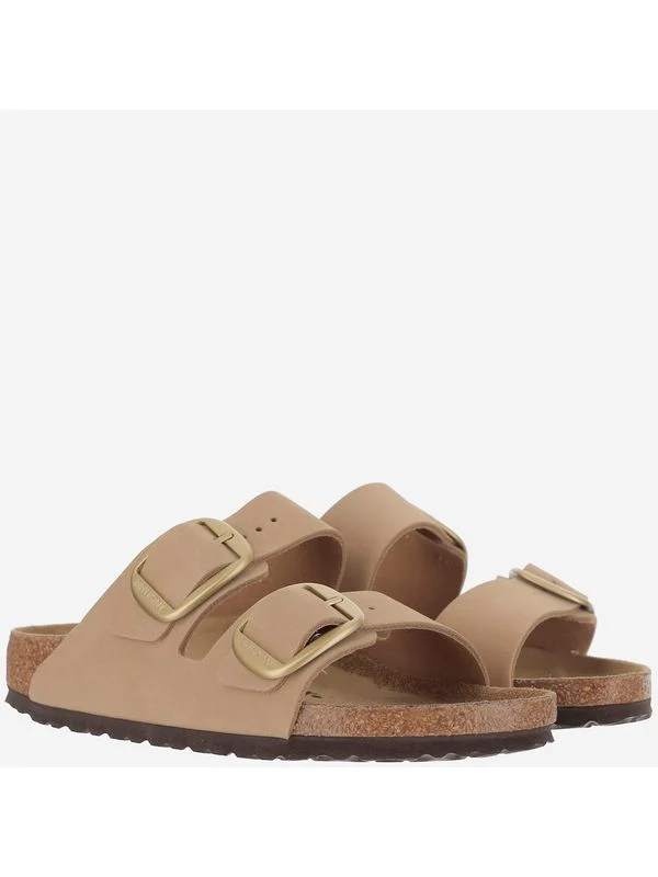 Arizona Buckle Leather Sandals - Image 3