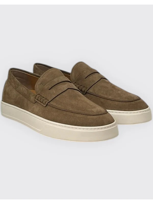 Suede Penny Loafers - Image 4