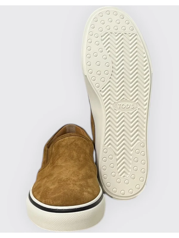 Suede Leather Slip-on Sneakers - Image 3