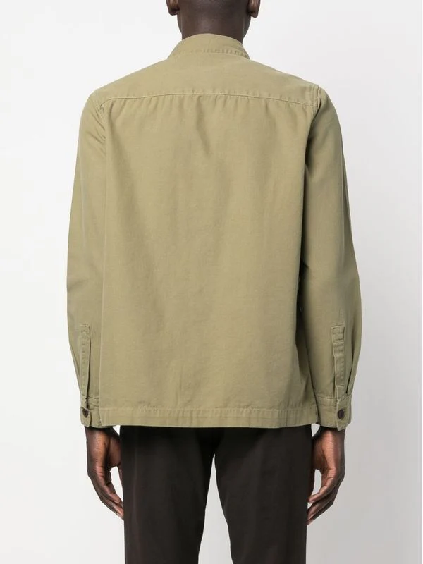 Washed Overshirt Cotton Jacket - Image 3