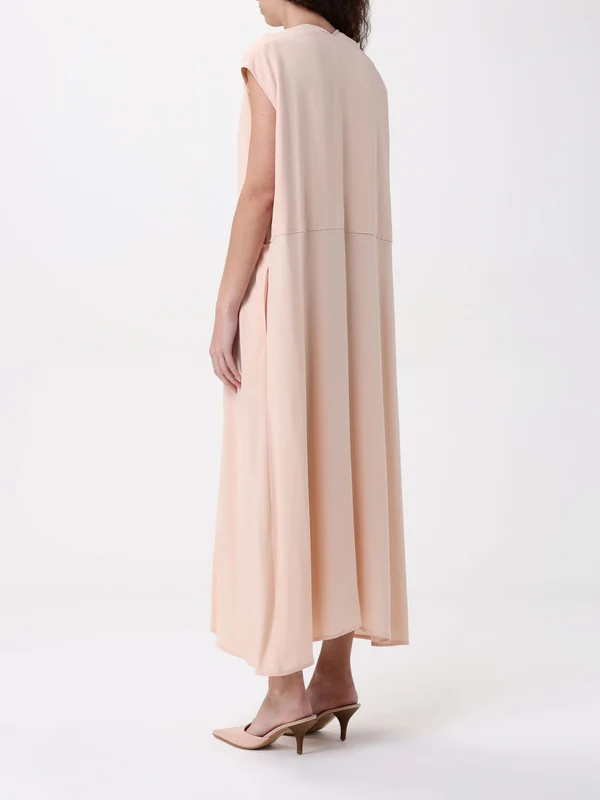 V-neck Sleeveless Midi Dress - Image 2