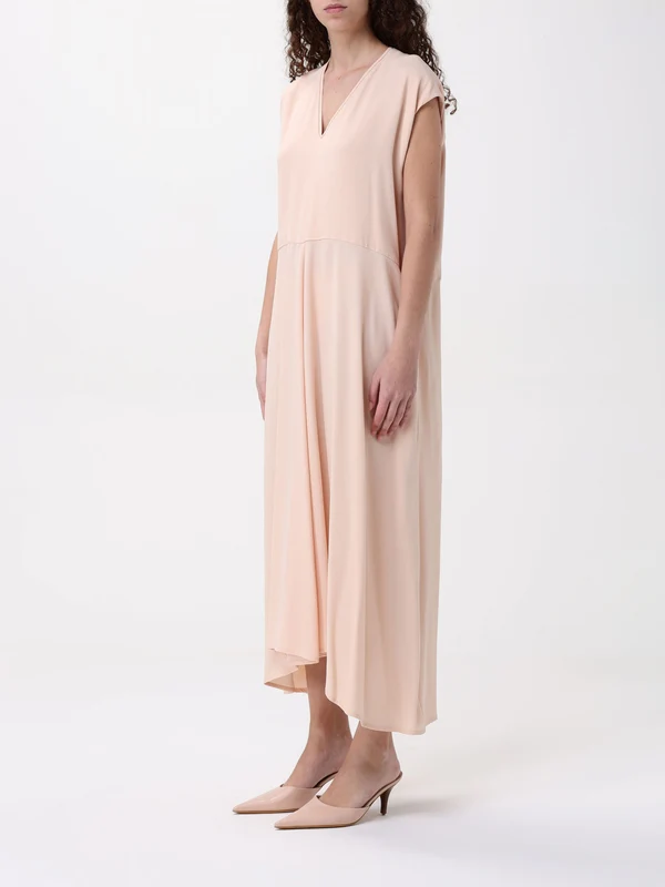 V-neck Sleeveless Midi Dress - Image 3
