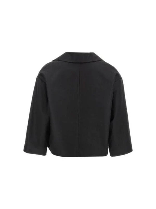 Single-Breasted Crop Jacket - Image 2