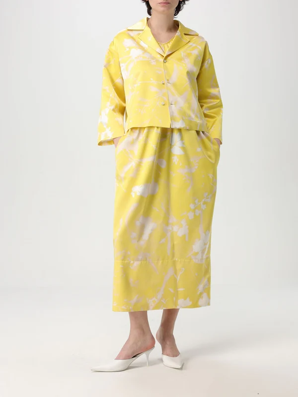 Flower Pattern Silk Jacket - Image 2