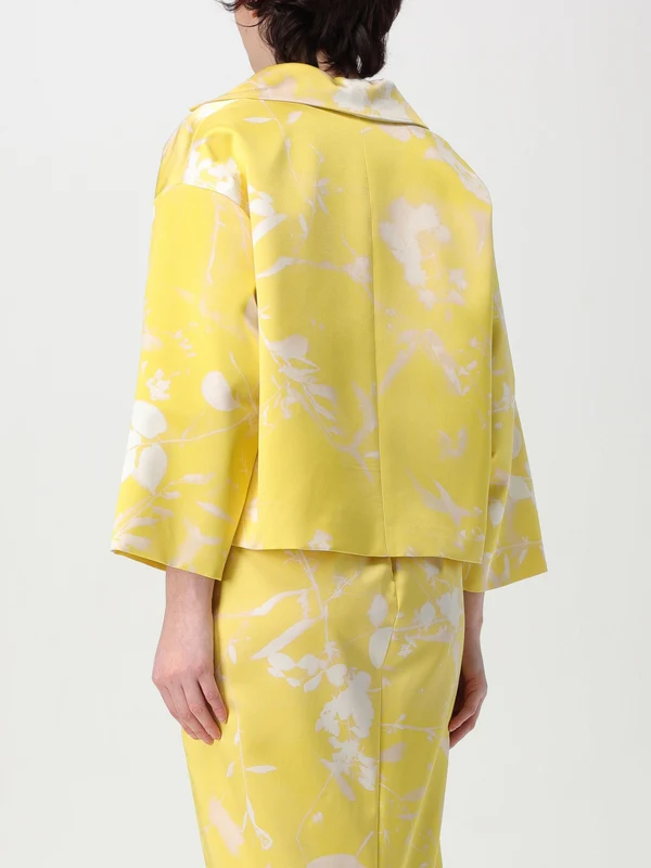 Flower Pattern Silk Jacket - Image 3