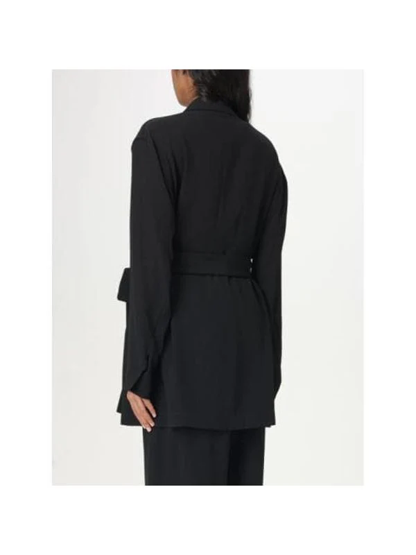 Wrap Detail Bow Jacket - Image 3