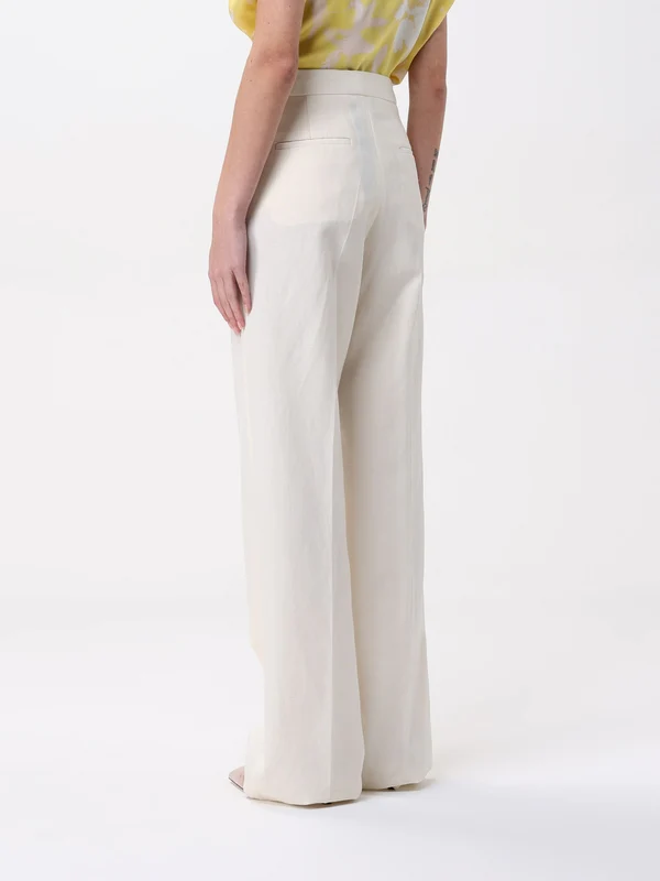 Wool Linen Blend Pants - Image 3