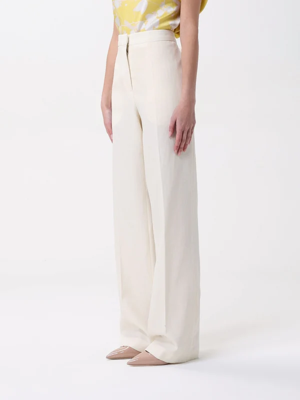 Wool Linen Blend Pants - Image 4