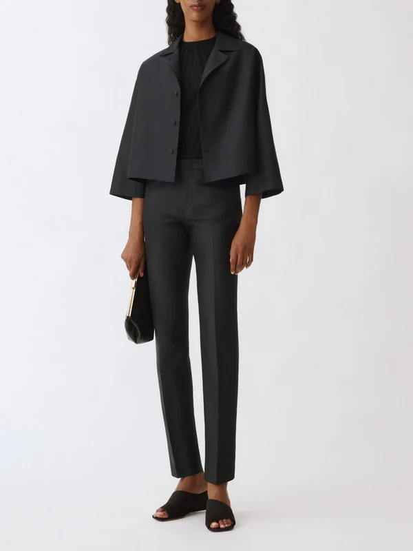 Mikado Slim-fit Cotton Pants - Image 2