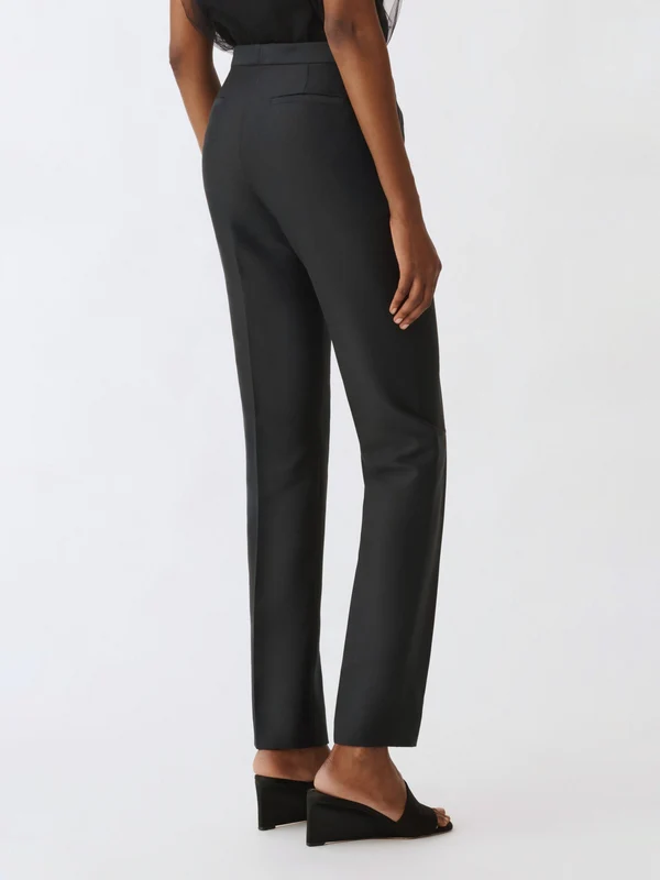 Mikado Slim-fit Cotton Pants - Image 3