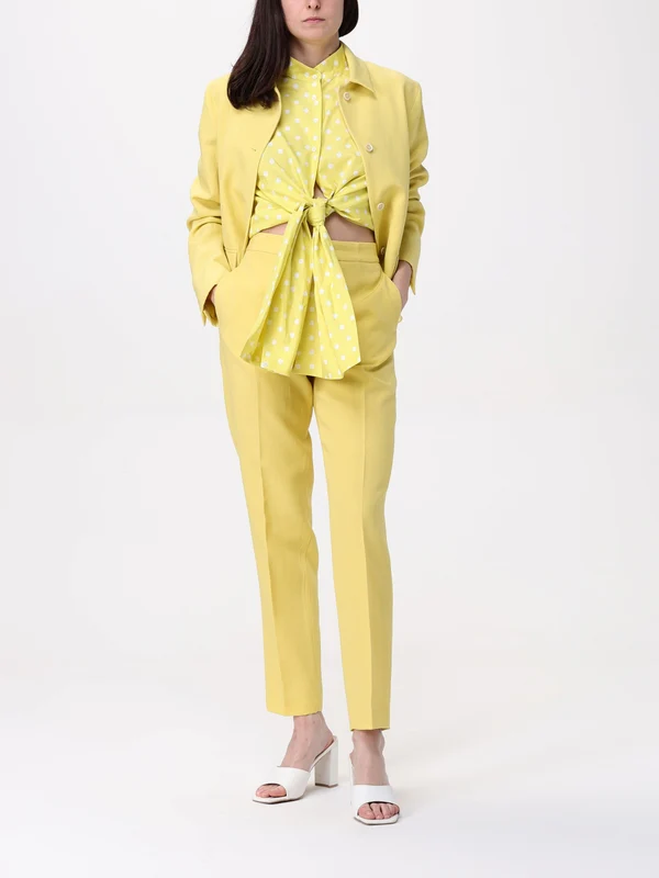 Straight Virgin Wool Blend Pants - Image 2