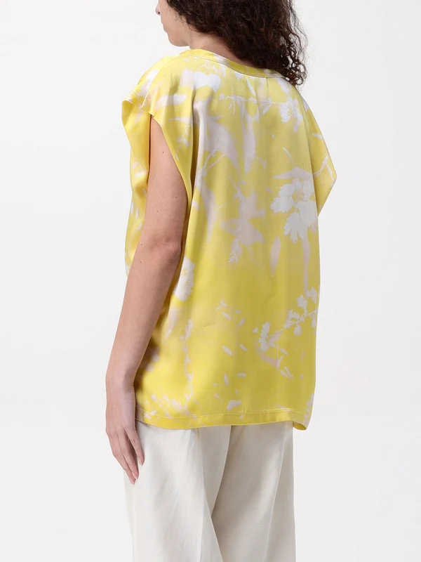 Flower Pattern Sleeveless Top - Image 3