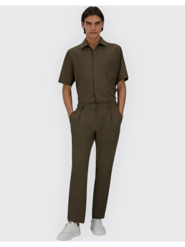 Pin-Tuck Detail Pants - Image 2