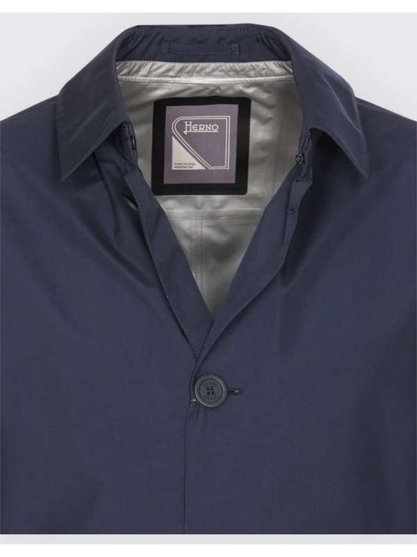 Collar Button-Up Single Half Coat - Image 2